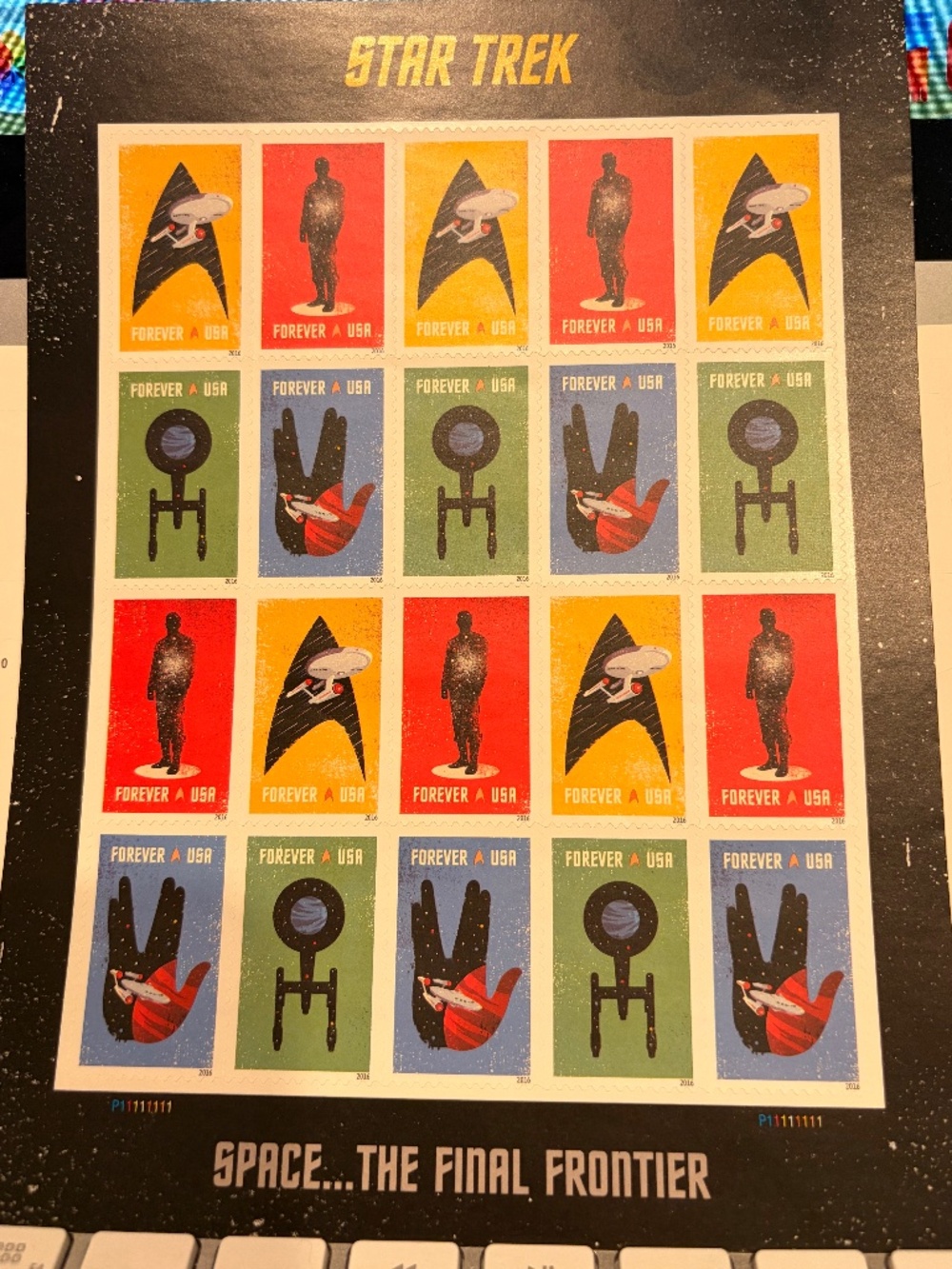 Star Trek Anniversary Forever Sheet 2016 Space...The Final Frontier 206525061410